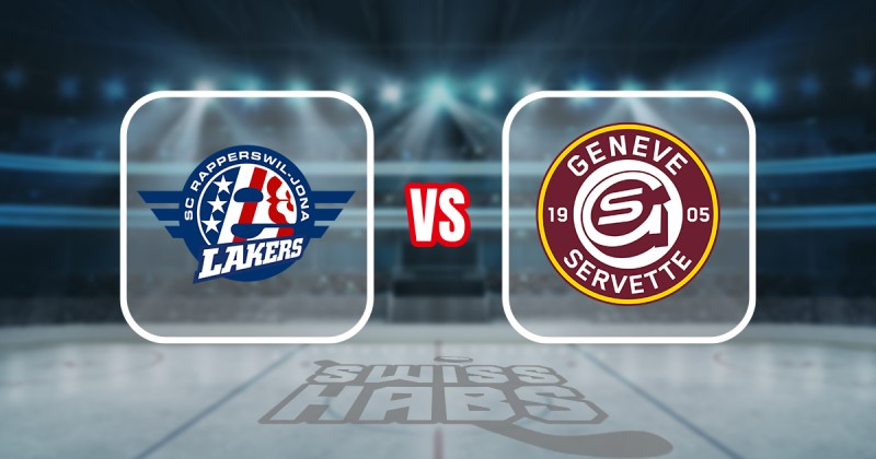 Formation des équipes et joueurs indisponibles pour le match Rapperswil vs Genève