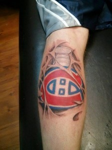 Quelques tatouages autour du Canadien de Montréal