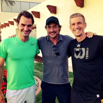 Roger Federer rencontre Teemu Selanne