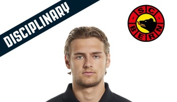 Jeremi Gerber suspendu pour sa charge contre la tête de Guillaume Asselin