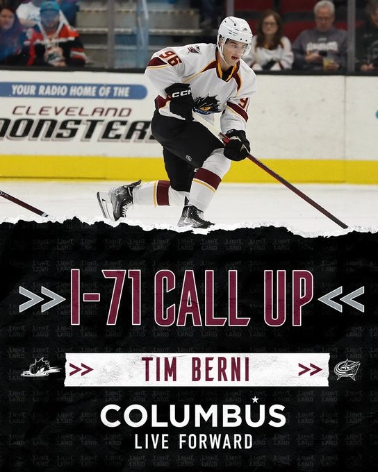 Appelé par les Blue Jackets, Tim Berni pourrait jouer son premier match en NHL