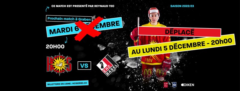 L'équipe suisse de foot bouscule le match Sierre-Bâle