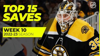 Top 15 des plus beaux arrêts de la semaine écoulée en NHL