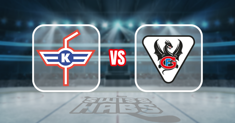 Formation des équipes et joueurs indisponibles pour le match Kloten vs Fribourg