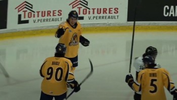 Leo Braillard Braillard marque son premier but en Ligue de hockey junior majeur du Québec
