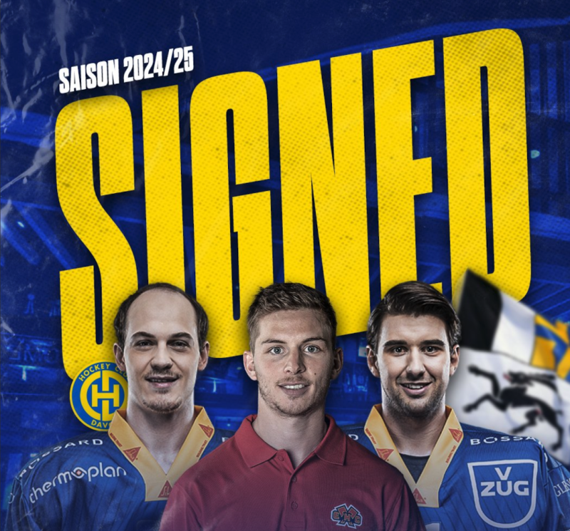 Davos bestätigt drei Unterschriften für die nächste Saison