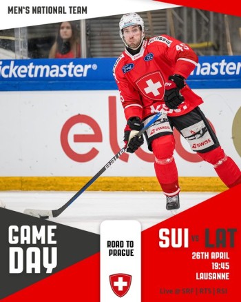Formation des équipes pour le match Suisse vs Lettonie