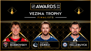 Bobrovsky, Demko et Hellebuyck en lice pour le Trophée Vézina