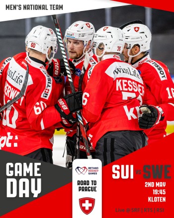 Formation des équipes pour le match Suisse vs Suède