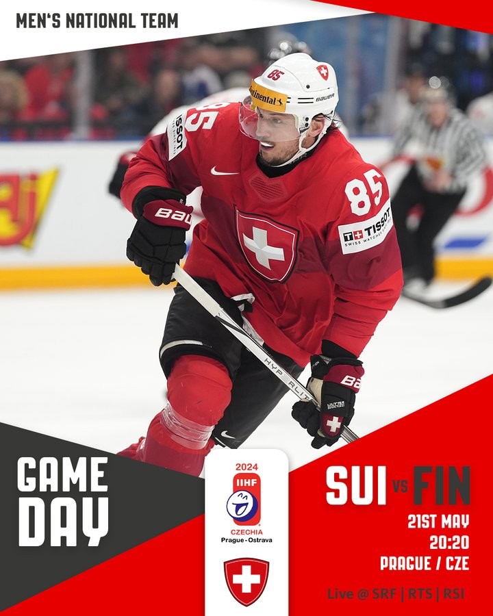 Formation des équipes pour le match Finlande vs Suisse