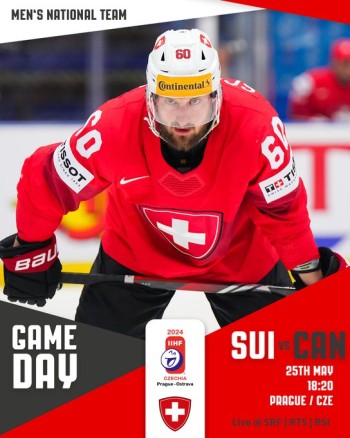 Formation des équipes pour le match Canada Suisse