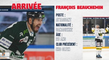 François Beauchemin officiellement à Grenoble