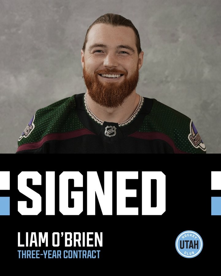 Le Utah Hockey Club signe un contrat de trois ans avec l'attaquant Liam O'Brien