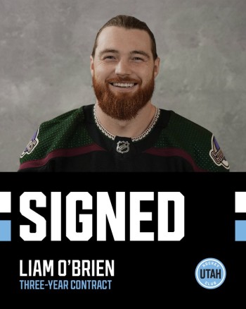 Le Utah Hockey Club signe un contrat de trois ans avec l'attaquant Liam O'Brien