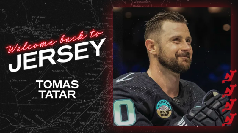 Tomas Tatar de retour au New-Jersey