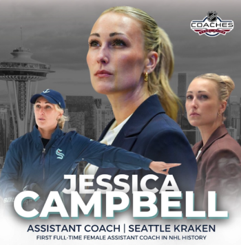 Jessica Campbell devient la première femme à occuper le poste d'entraîneuse adjointe en NHL