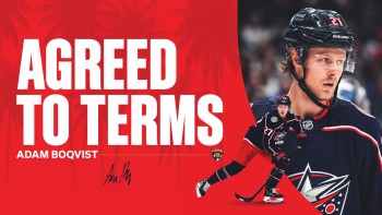 Les Panthers mettent Adam Boqvist sous contrat