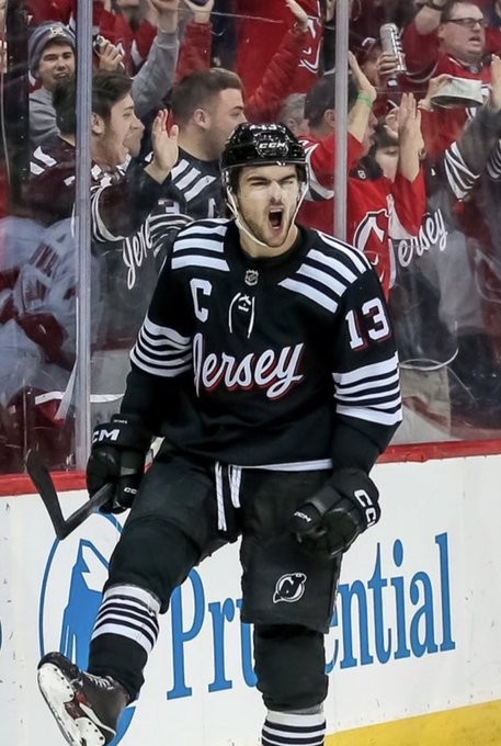 Einige Markierungen, die Nico Hischier in der Nacht erreicht hat