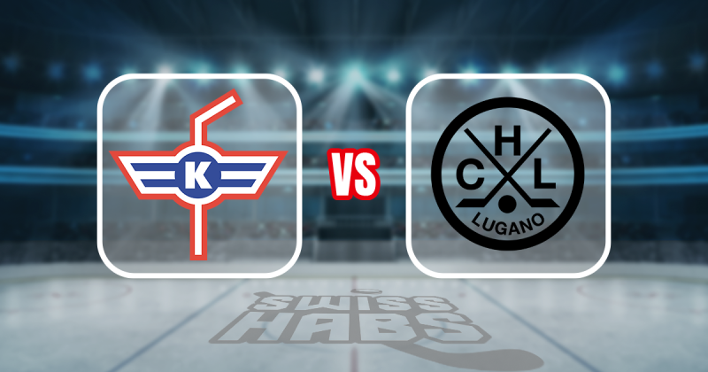 Teamaufstellung und nicht verfügbare Spieler für das Spiel Kloten vs Lugano