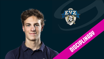 Un match de suspension et une amende contre Leon Muggli pour sa charge sur Luca Cunti