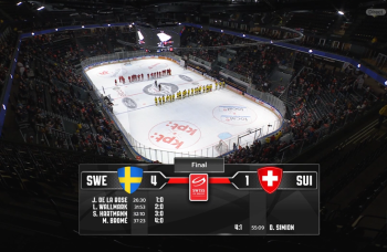 Euro Hockey Tour: Schweden schlägt die Schweiz deutlich