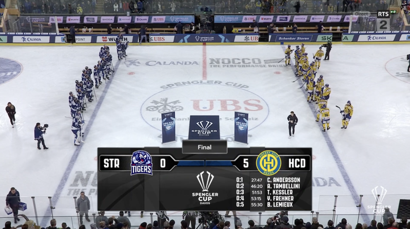 Coupe Spengler : Davos signe également une victoire importante et de belle manière