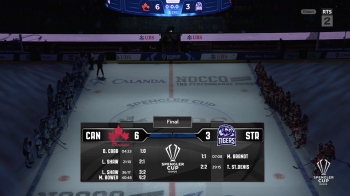 Coupe Spengler : le Canada valide sa participation aux demi-finales