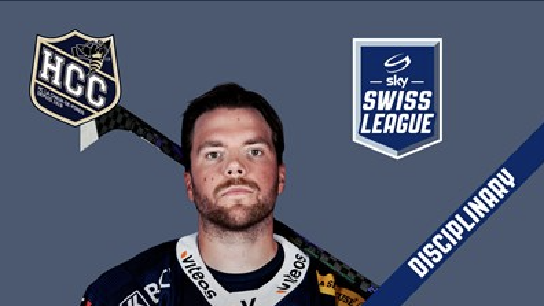 Huit matchs de suspension et une amende contre Anthony Huguenin