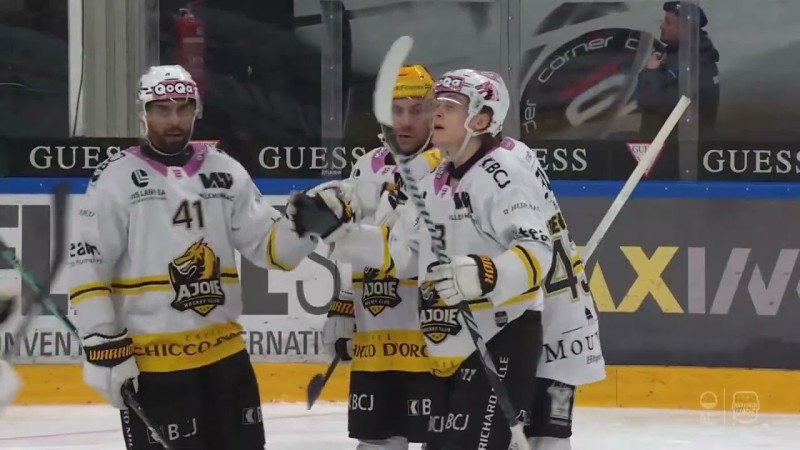 Les images du match Lugano vs Ajoie