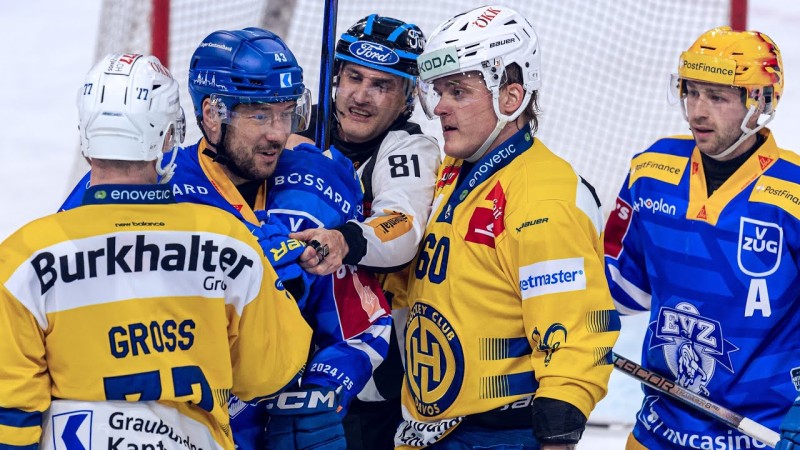 Davos toujours parfait face à Zoug