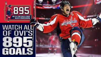 Revivez les 895 buts d'Alex Ovechkin en une seule vidéo