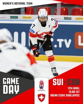 Mondiaux féminins : formation des équipes pour le match Canada vs Suisse