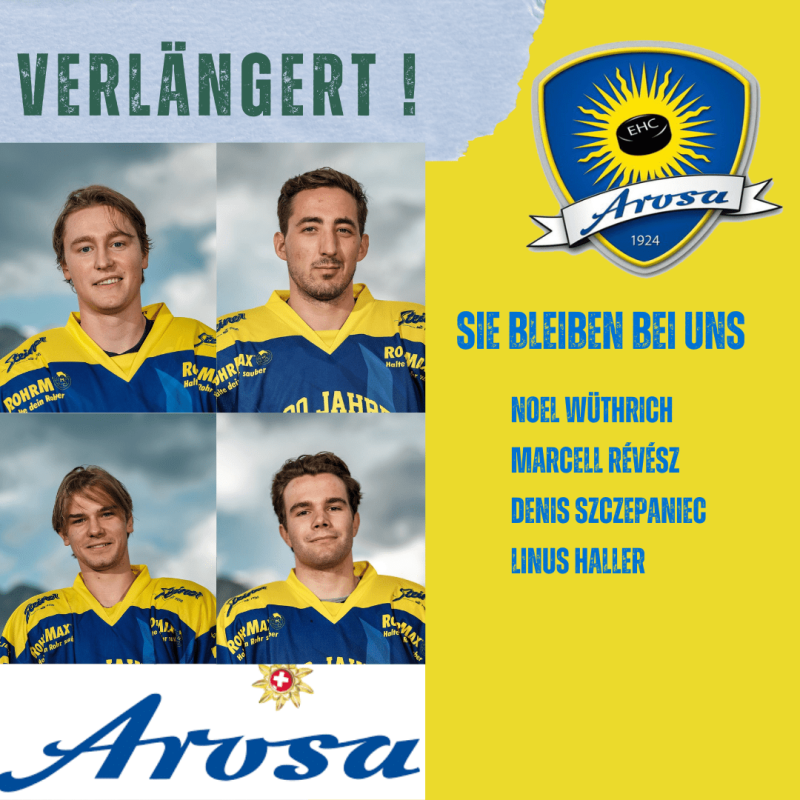 Arosa annonce d'autres prolongations de contrat