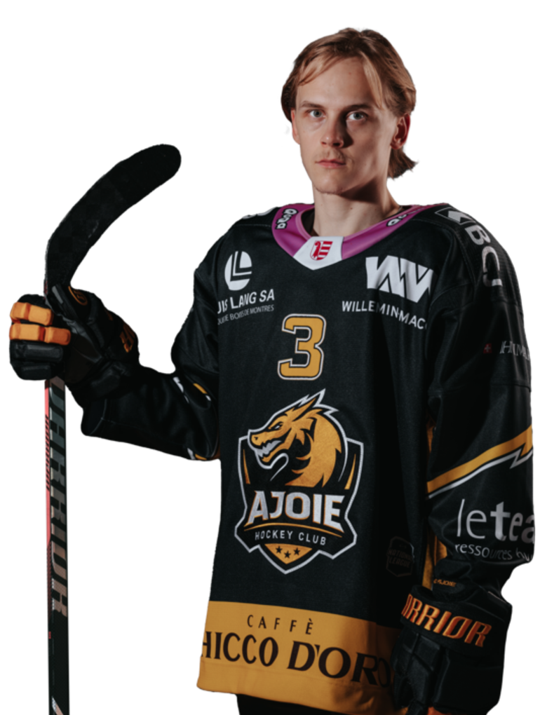 Anttoni Honka élu meilleur joueur du HC Ajoie