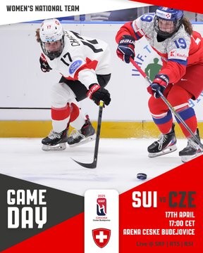Mondiaux féminins : formation des équipes pour le match Tchéquie vs Suisse