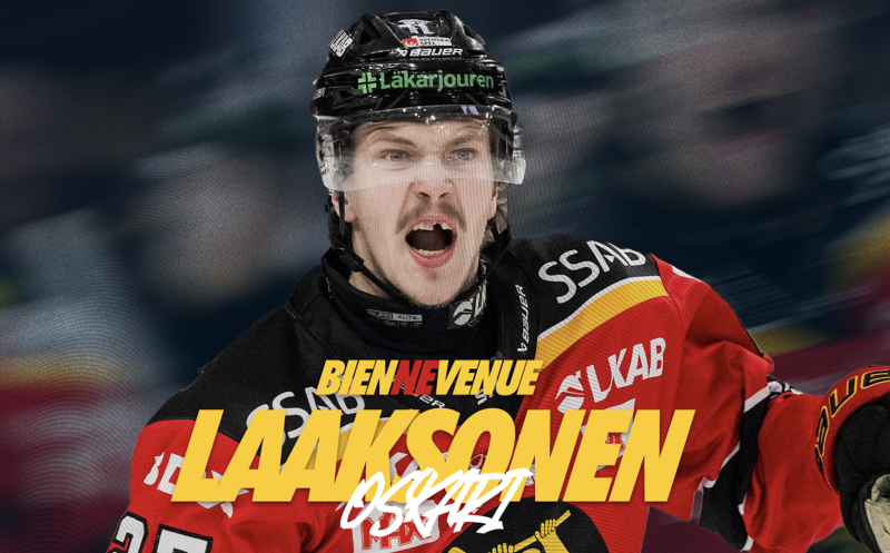 Officiel : Oskari Laaksonen signe au HC Bienne