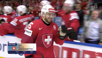 Sven Andrighetto mène la Suisse à la victoire, ternie par la blessure de Nico Hischier