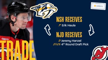 Erik Haula de retour à Nashville