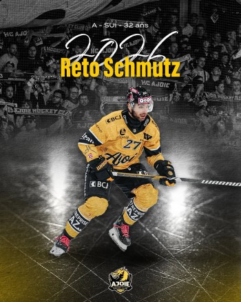 Reto Schmutz prolonge d’une saison au HC Ajoie