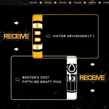 Viktor Arvidsson rejoint les Bruins de Boston