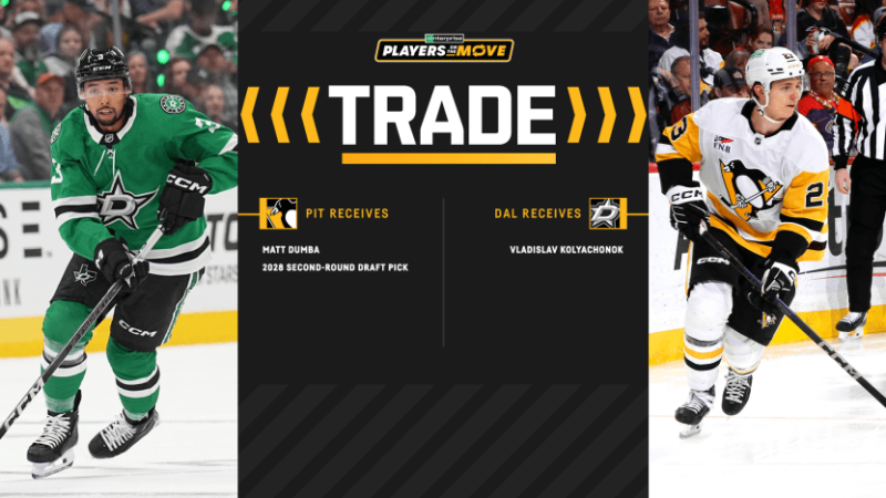 Echange entre les Stars et les Penguins