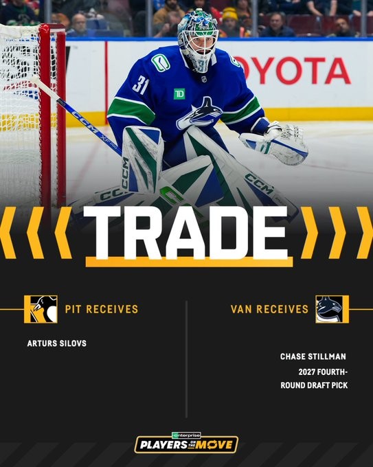 Du mouvement entre Pittsburgh et Vancouver