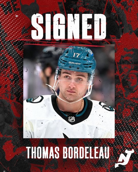 Thomas Bordeleau sous contrat avec les Devils