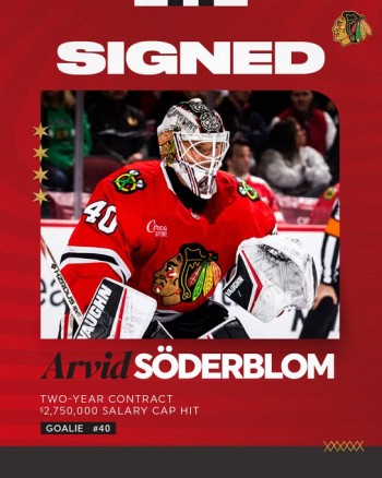 Les Blackhawks misent sur la continuité avec Söderblom