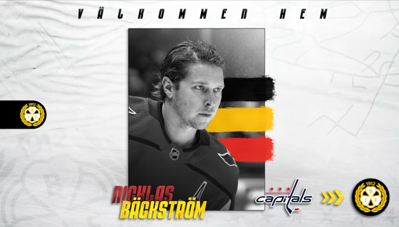 Brynäs confirme l'arrivée de Nicklas Bäckström