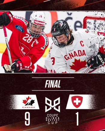Hlinka Gretzky Cup : la Suisse s'écroule au dernier tiers face au Canada