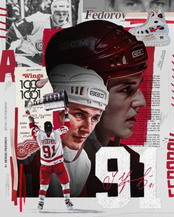 Les Red Wings vont retirer le numéro 91 de Sergei Fedorov