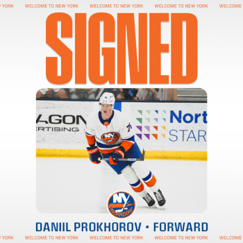 Islanders : signature de Prokhorov