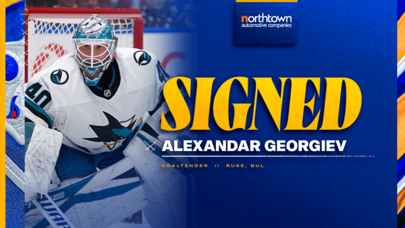 Les Sabres engagent Georgiev pour un an