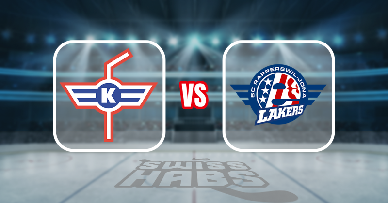 Formation des équipes et joueurs indisponibles pour le match  Kloten vs Rapperswil